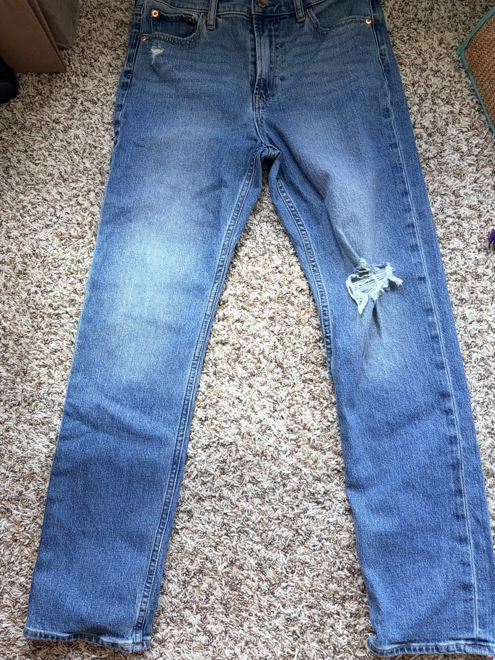 GAP Light Blue Denim '90s Straight High Rise Jeans